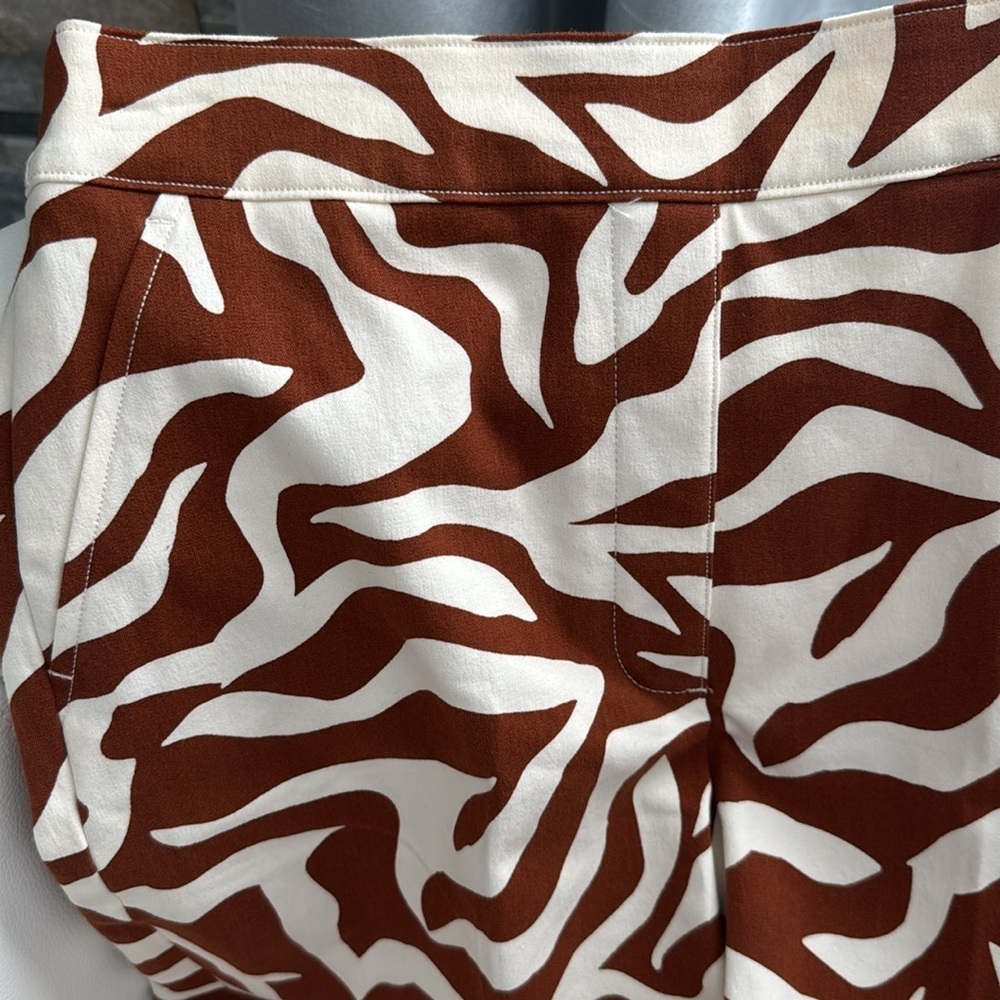 NWOT Spanx Women’s full pants. Color: Clay (Dark Tan and cream) Zebra St… - Picture 3 of 7
